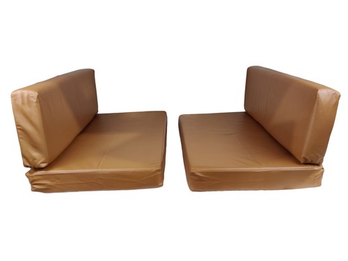 Rustic brown dinette booth - 36",